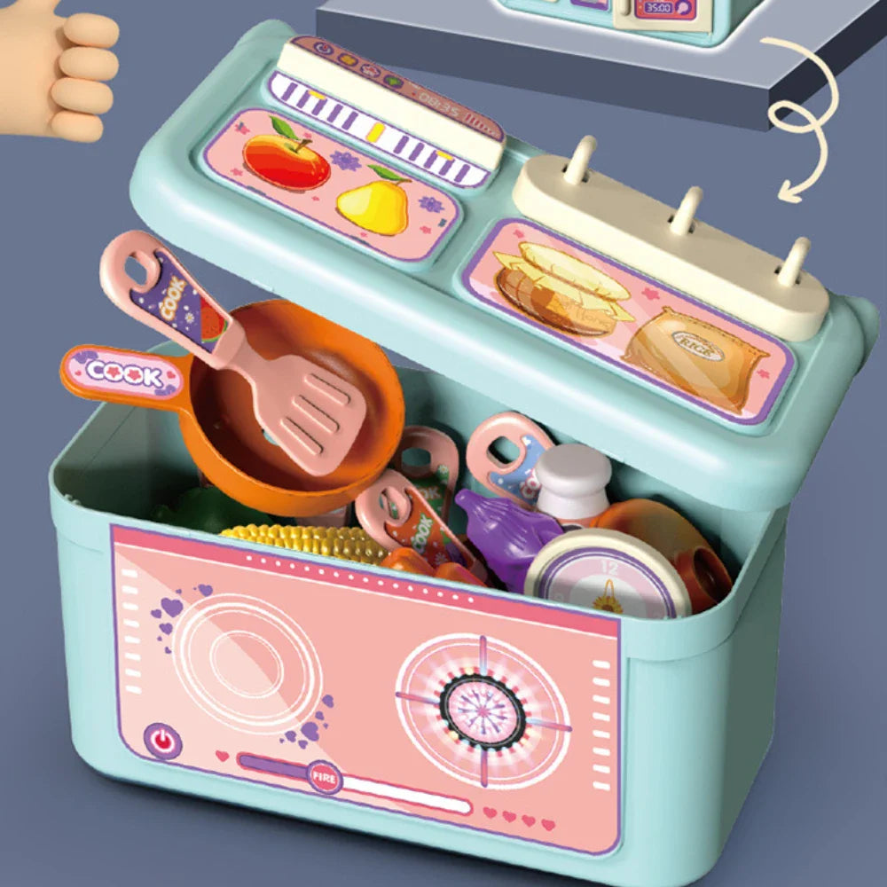 Little Kitchen Set™ - Zachęcanie do kreatywności i interakcji społecznych - Zestaw Little Kitchen Adventures