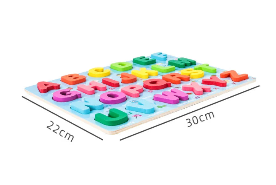 SmartBoard – Kolorowe i edukacyjne – puzzle edukacyjne Montessori z cyframi i literami