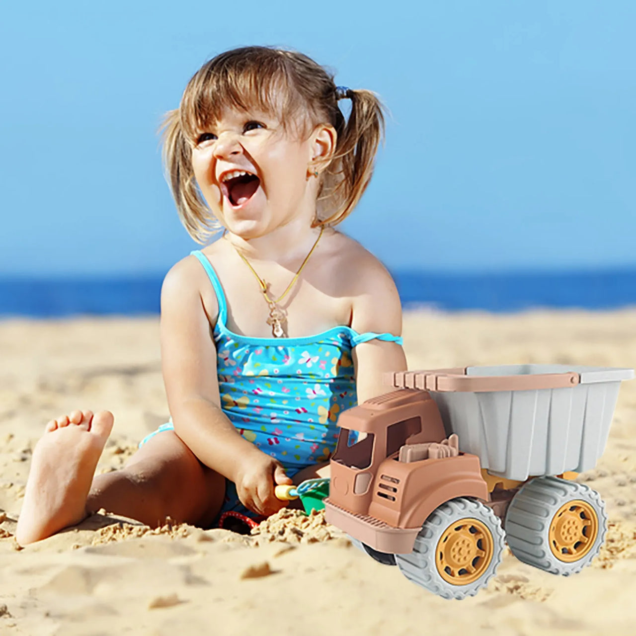 Sand Truck Set™ – Zabawa w kopanie na świeżym powietrzu - ciężarówki do piaskownicy