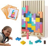 Puzzle Totem™ – Myśl i buduj – Drewniana gra logiczna