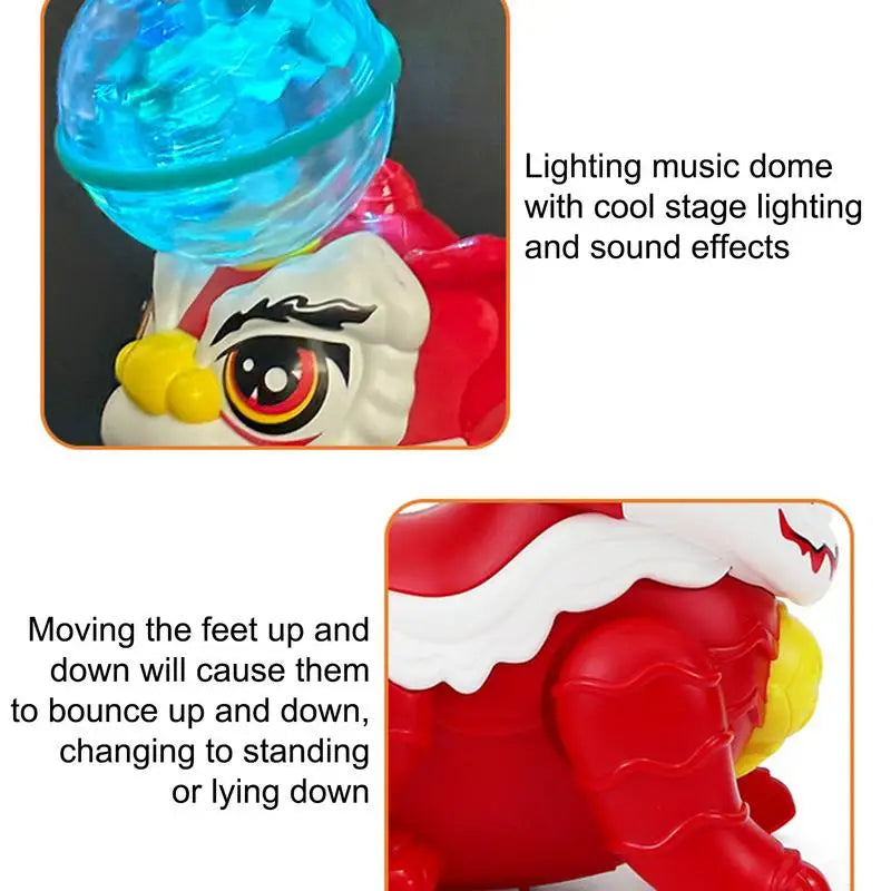 Dancing Lion™ - Tańczący lew - Zabawka z muzyką i światłem