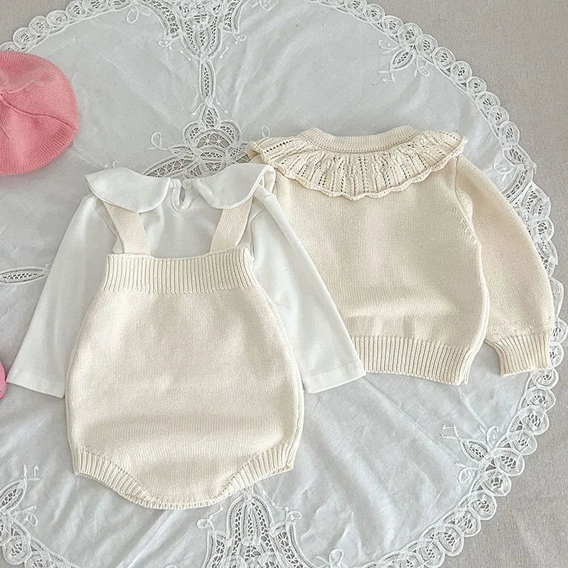 Mini Fashion™ - Zestaw dziecięcy z dzianiny - Odzież dla dzieci