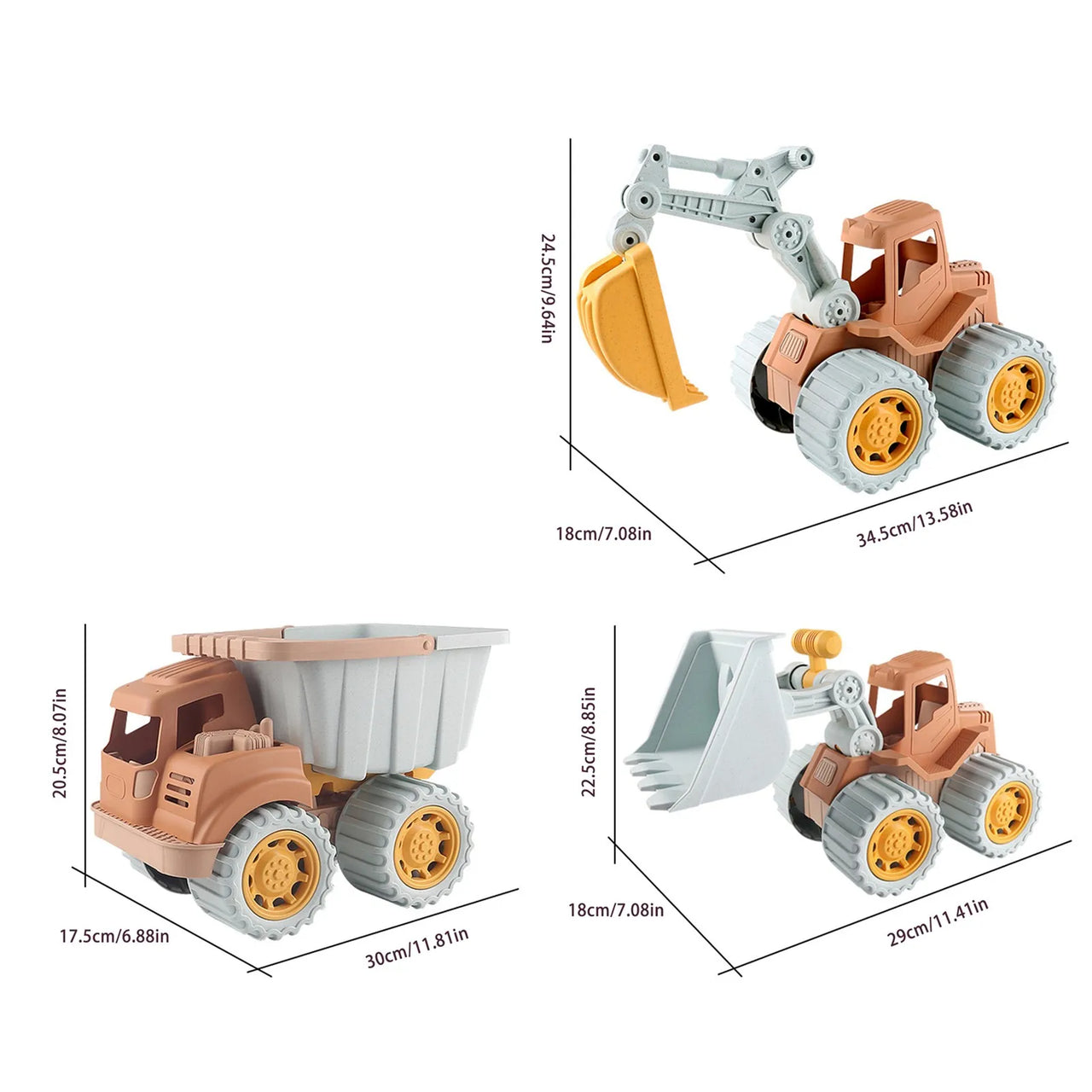 Sand Truck Set™ – Zabawa w kopanie na świeżym powietrzu - ciężarówki do piaskownicy