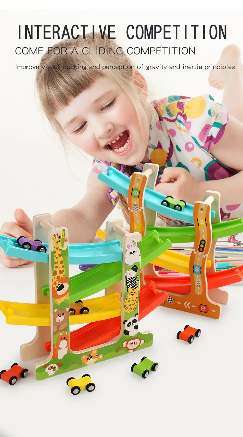 Woods™ - Kreatywna i edukacyjna - drewniana kolejka górska
