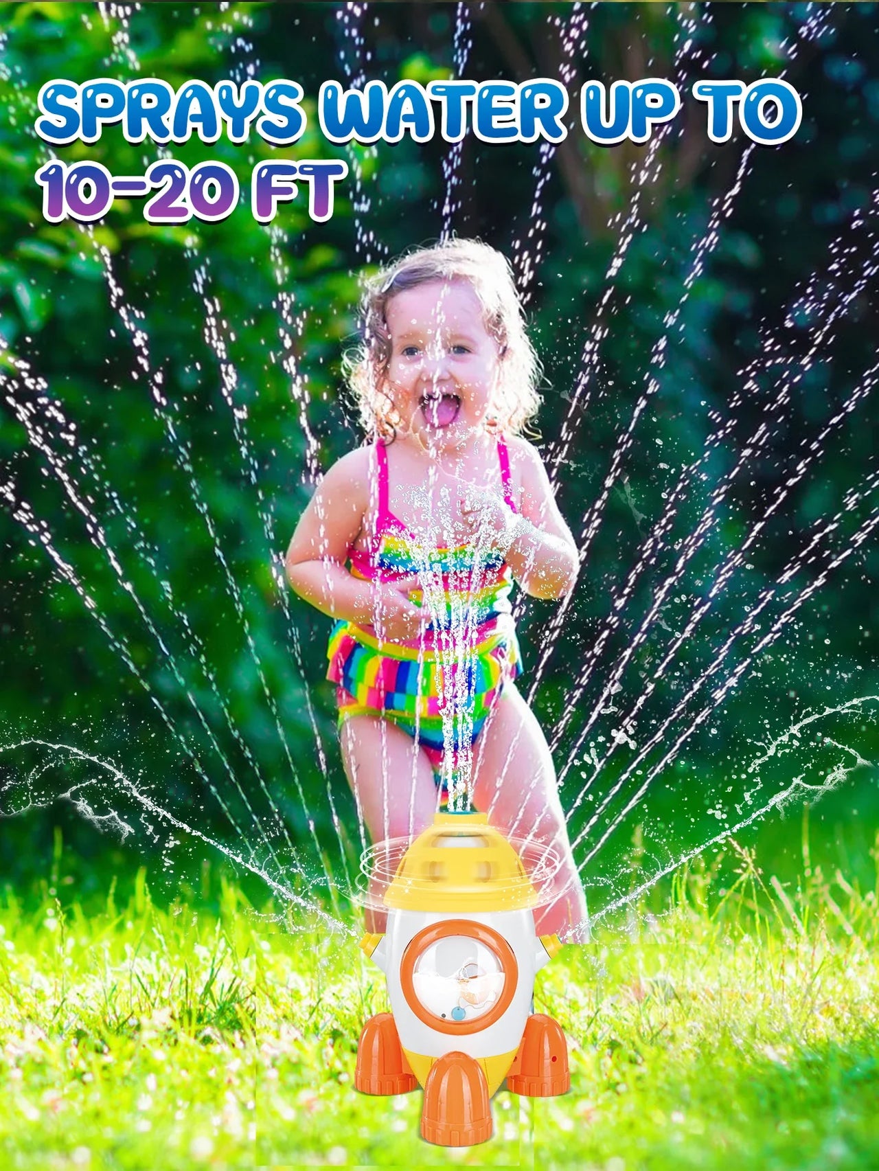 Rocket Blaster™ – Letnia zabawa z bzykaniem –  Fontanna rakietowa