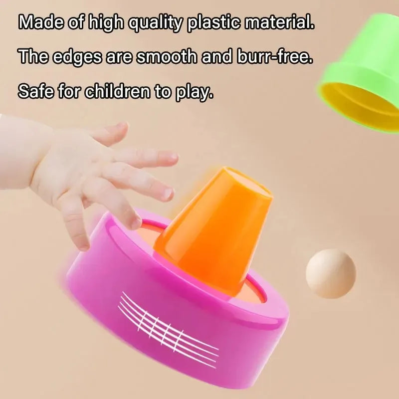 Color Cups™ - Inteligentne układanie - Zestaw kubków do układania w stos