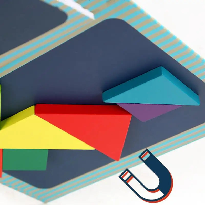 Woods™ - Zachęcaj do logicznego myślenia - drewniana układanka Tangram
