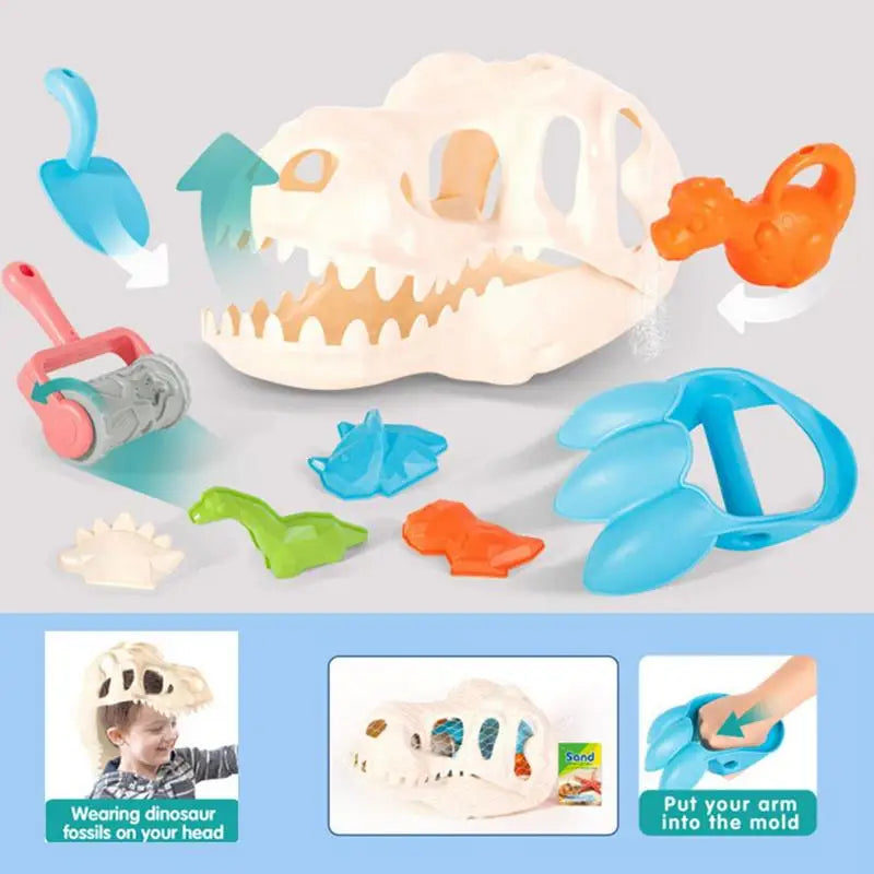 Dino Sand Set™ – Kop i graj – Dino i zabawki do piasku