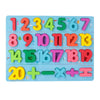 SmartBoard – Kolorowe i edukacyjne – puzzle edukacyjne Montessori z cyframi i literami