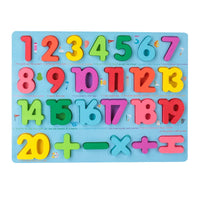 Thumbnail for SmartBoard – Kolorowe i edukacyjne – puzzle edukacyjne Montessori z cyframi i literami