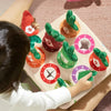 Sensory Carrots™ - Zabawka sensoryczna kolorowe marchewki - Montessori