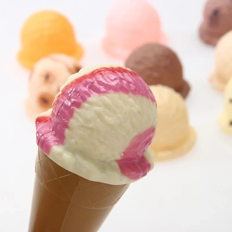 Ice Cream Stack Game™ - Gra zręcznościowa gałki lodowe - Zabawki