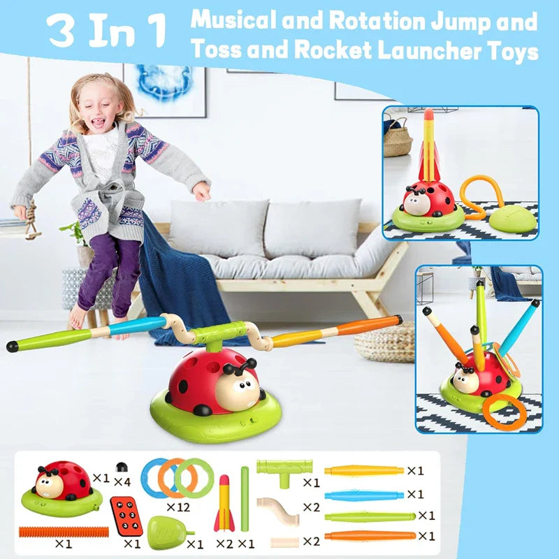 Ladybug Fun Set™ - Zabawka 3 w 1 - Gra zręcznościowa biedronka