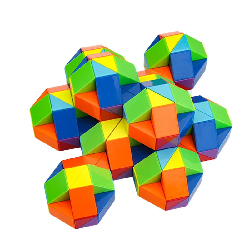 Rainbow Twister™ - Tęczowa układanka - Edukacyjna zabawka sensoryczna