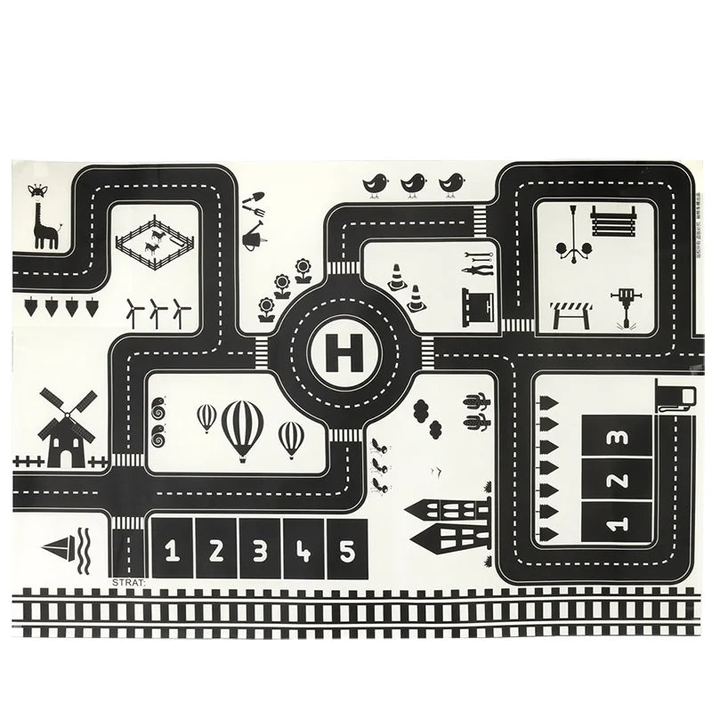 Car Adventure - Magic City Playmat™ - Mata do zabawy samochodami