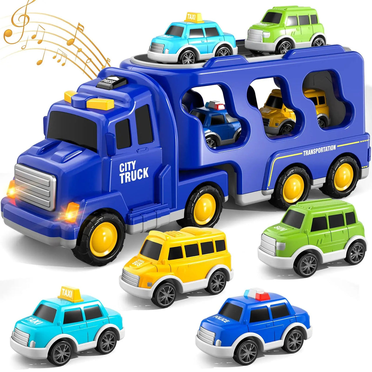 Magic Car City™ - Samochód z muzyką - Autka dla dzieci