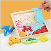 Woods™ - Puzzle ramkowe - Drewniana układanka w ramce