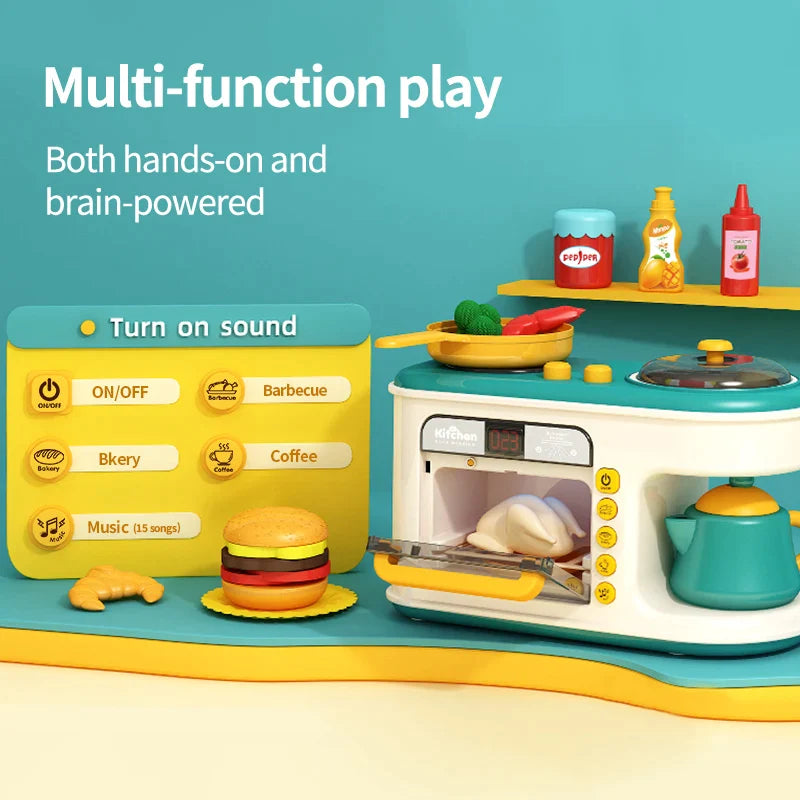 Kitchen Toy™ - Zabawkowy zestaw kuchenny - Nauka gotowania