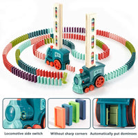 Thumbnail for Domino train™ - Pociąg Domino - Gra sensoryczna tęczowe domino