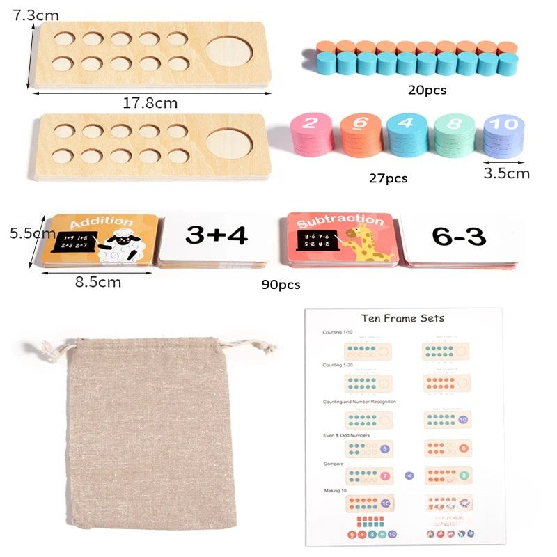 Woods™ - Uprość arytmetykę - Zestaw matematyczny dla dzieci