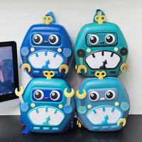 Thumbnail for MiniBot – Stylowy i praktyczny – plecak dziecięcy z motywem robota