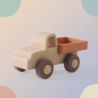 Thumbnail for Montessori Silicone Toy Car – Bezpieczne i przyjazne dla ząbków – silikonowa zabawka do gryzienia w kształcie pojazdu