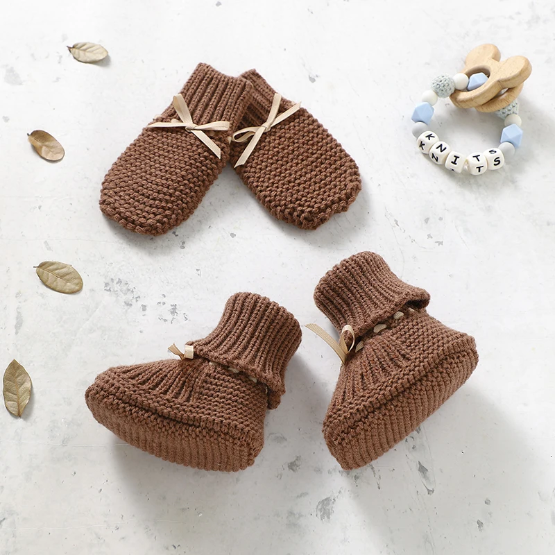 Booties & Mittens – Miękkie i ciepłe – zestaw rękawiczek i bucików
