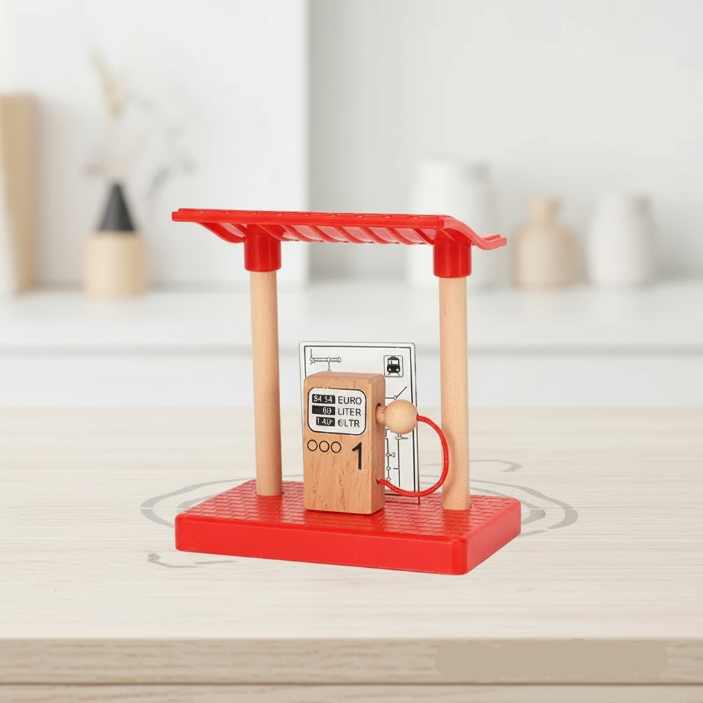 Woods – Stylowy i edukacyjny – drewniany zestaw do zabawy „Transport publiczny”