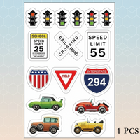 Thumbnail for KidoTape – Kolorowy i praktyczny – zestaw taśm samoprzylepnych z motywem dróg