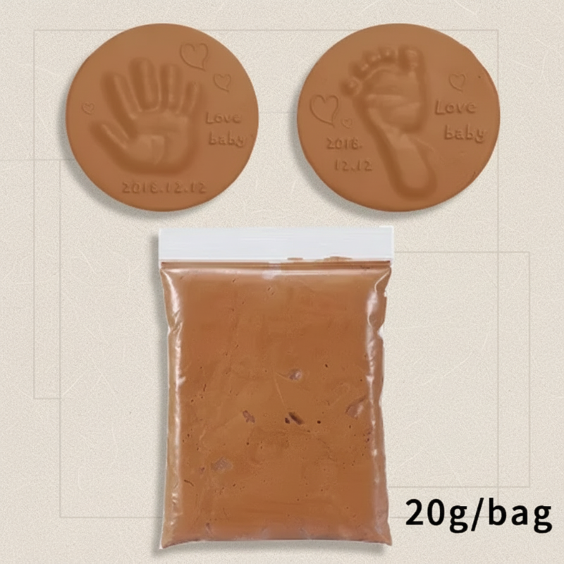 Baby Imprint Clay Kit – Wspomnienie i wyjątkowość – zestaw do odlewów z gliny