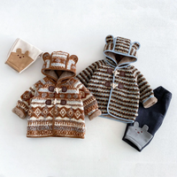 Thumbnail for LittleWarm – Przytulny i stylowy – płaszcz zimowy z wzorem Fair Isle