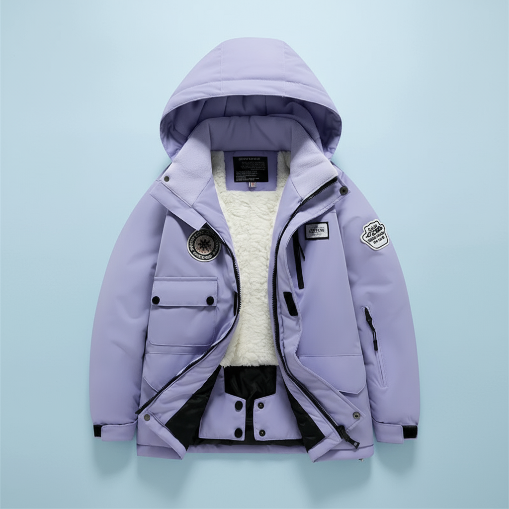 GlacierFit – Oddychający i chroniący przed wodą – kombinezon narciarski z polarową podszewką