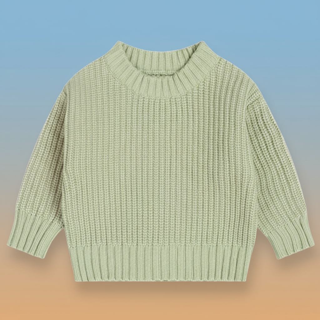 PureSoft – Classic & Cozy - Solidny sweter z dzianiny