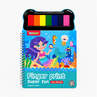 Thumbnail for FingerArt – Kreatywnie i kolorowo – książeczka z farbami do malowania palcami dla dzieci