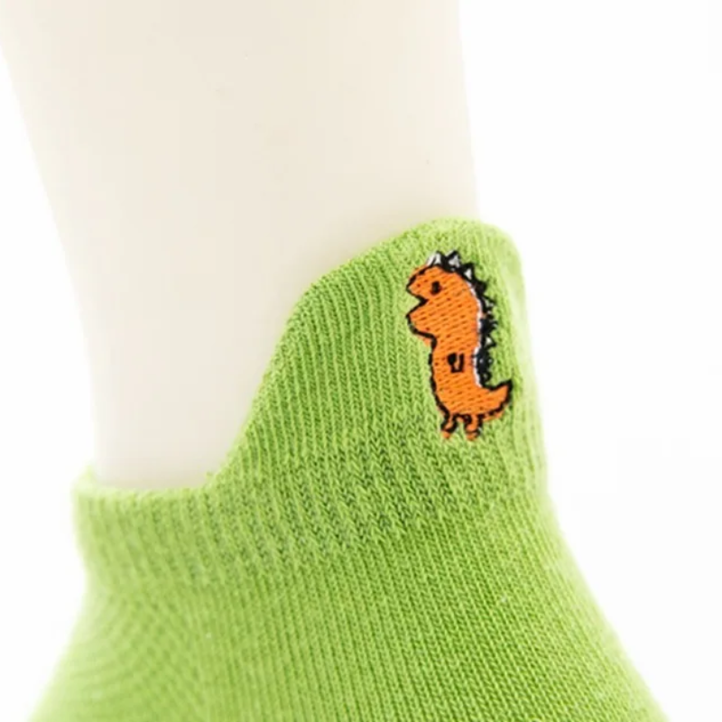 PlayfulToes – Kolorowe i miękkie – krótkie skarpetki dziecięce (zestaw 5 sztuk)