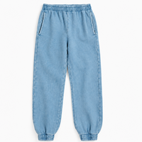 Thumbnail for TrendStyle – Modne i wygodne – spodnie dziecięce w stylu dżinsowym z elementami joggingowymi