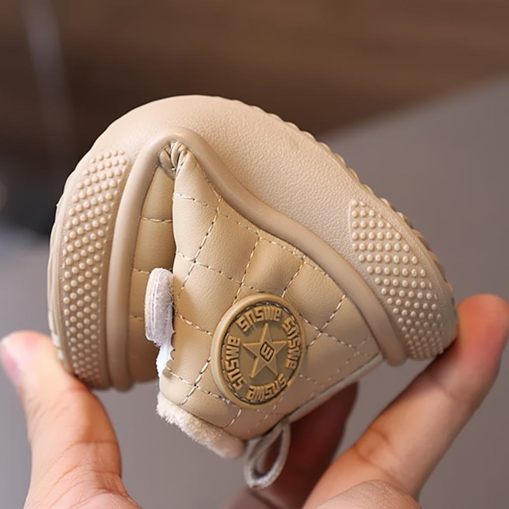 WarmWalk – Wygodne i modne – dziecięce buty zimowe z pluszową wyściółką
