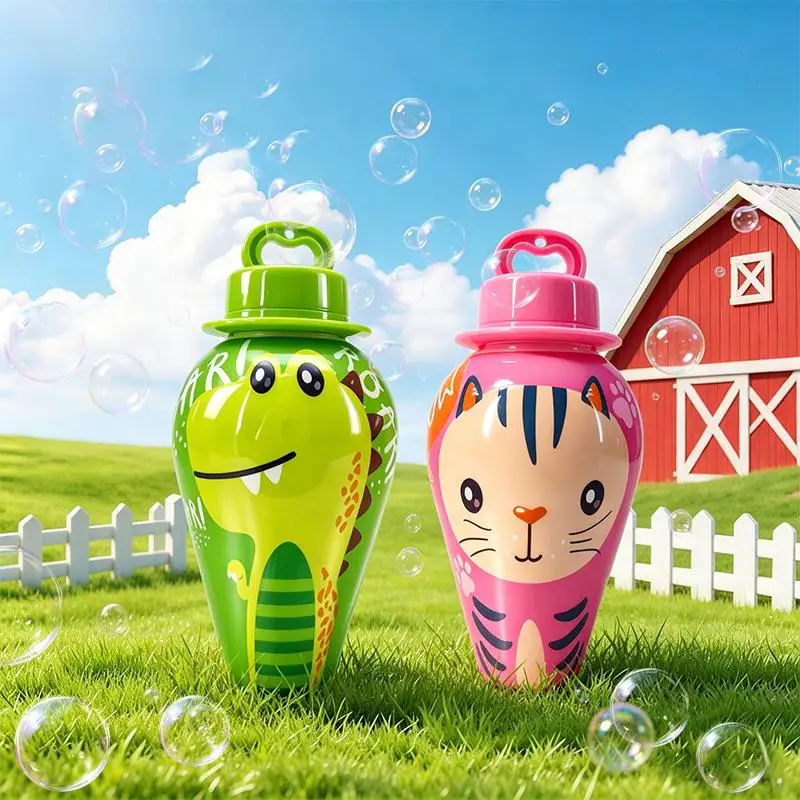 BubblePals – Wesoły i Zabawny – Mini Bańki Mydlane bez Rozlewania z Motywem Zwierzątek