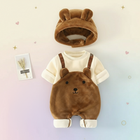 Thumbnail for MiniSnow – Przytulny i chroniący – pluszowy kombinezon i czapeczka