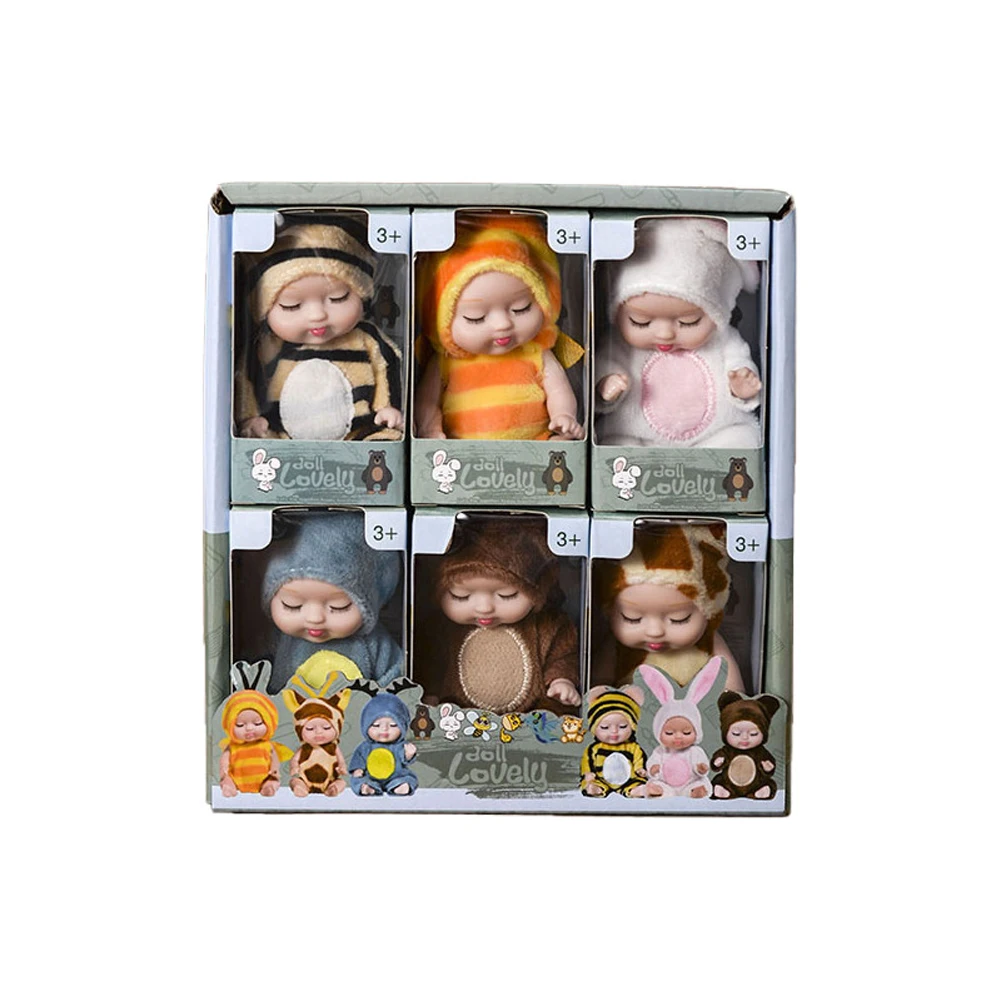 LittleDolly – Urocze i przytulne – laleczka w wesołym kostiumie zwierzęcym