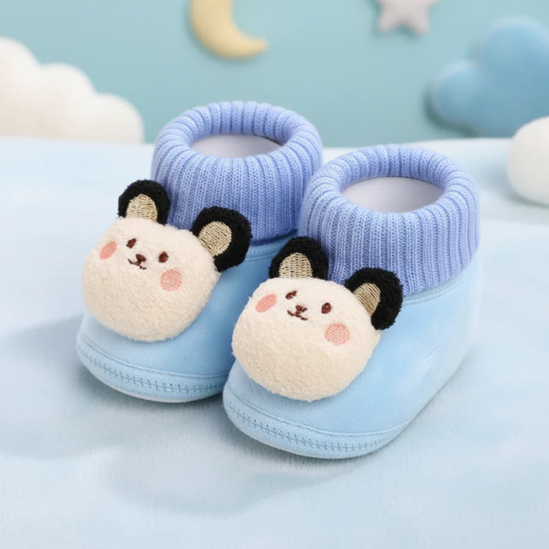 CuddleSteps – Ciepłe i antypoślizgowe – kapcie dla dzieci z motywami zwierzęcymi