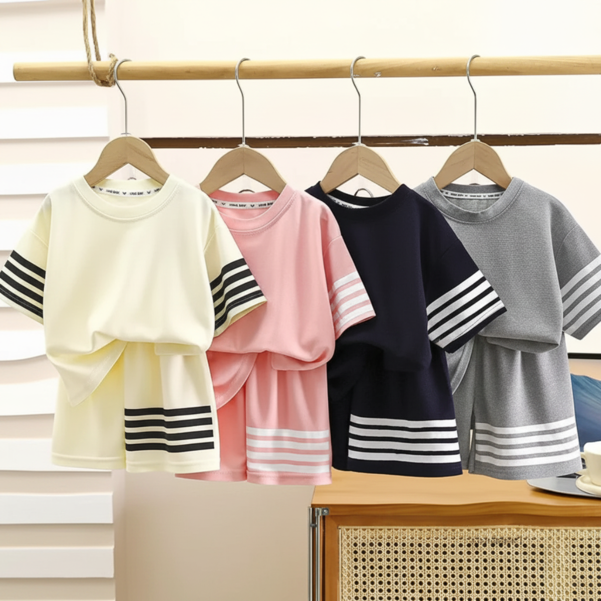 MiniSport – Sports & Casual – 2-częściowy zestaw składający się z szortów i koszulki