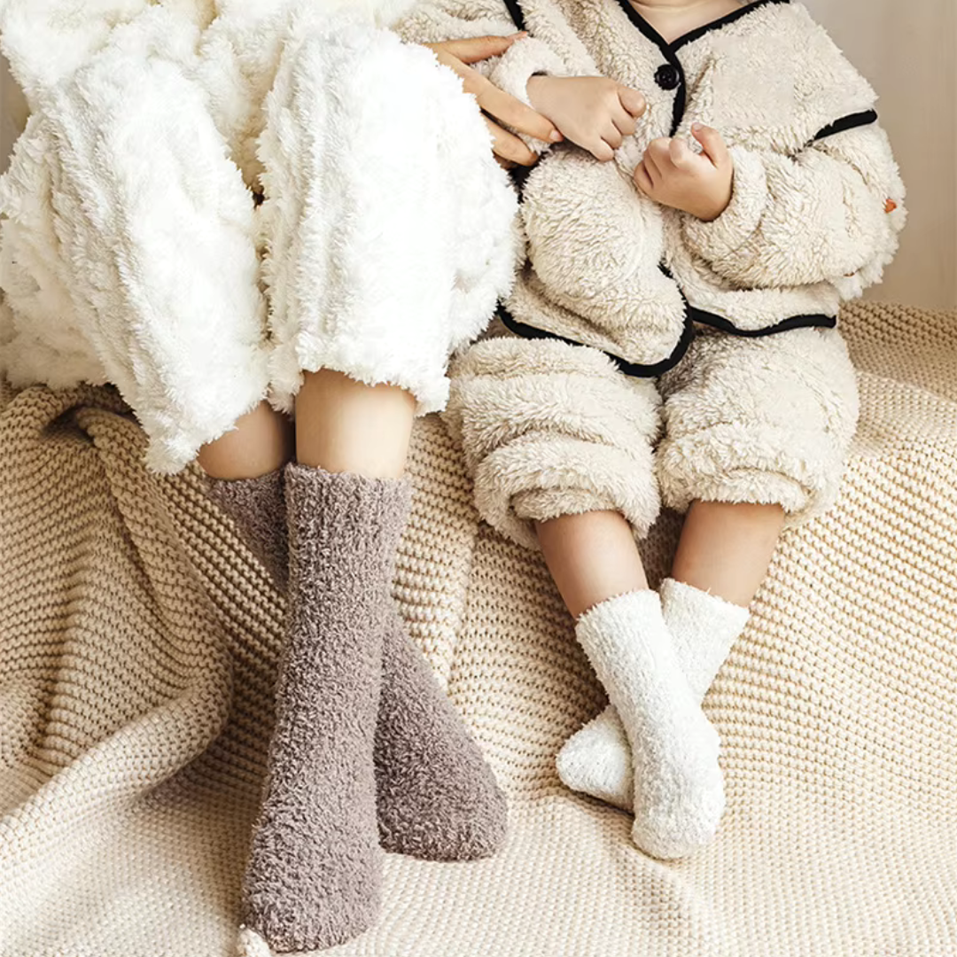 CozySteps – Extra ciepłe i miękkie – ciepłe skarpety dziecięce z polaru