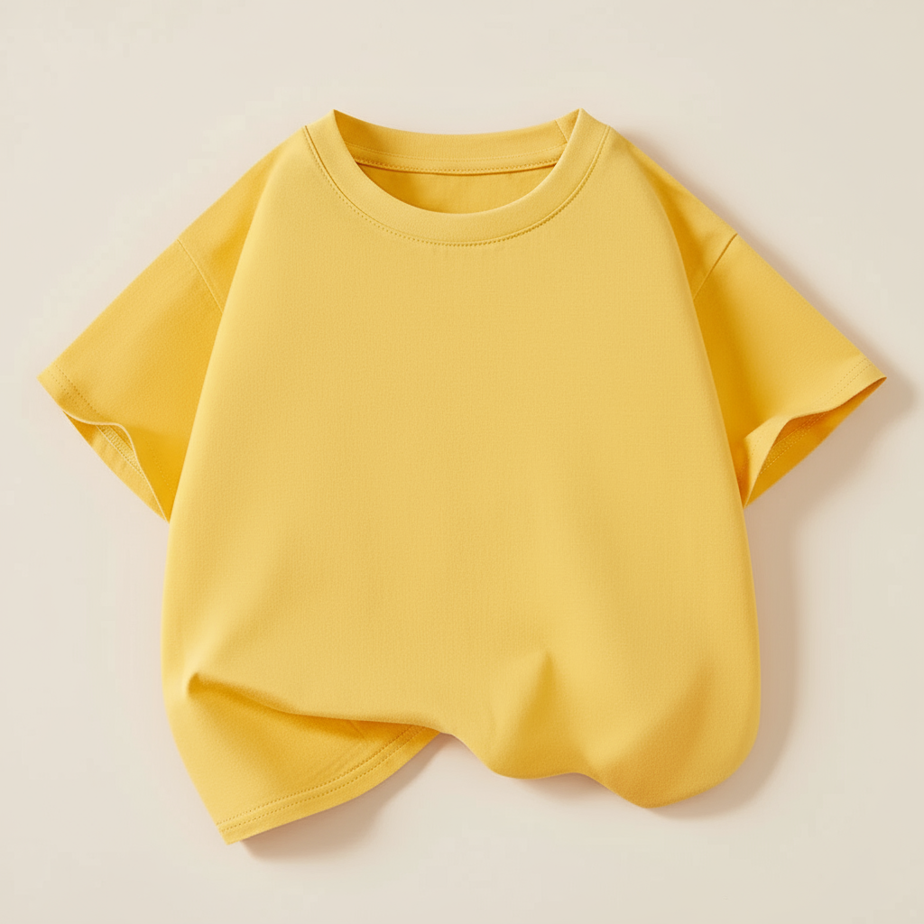 SimpleWear – Casual & Miękkie – T-shirt Relax Fit z okrągłym dekoltem