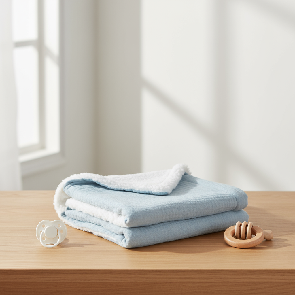 SnuggleBear – Premium Gruby i miękki kocyk dla niemowląt