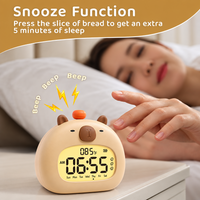 Thumbnail for CappyClock – Niedlich & vielseitig – Digitaler Kinderwecker mit Nachtlicht