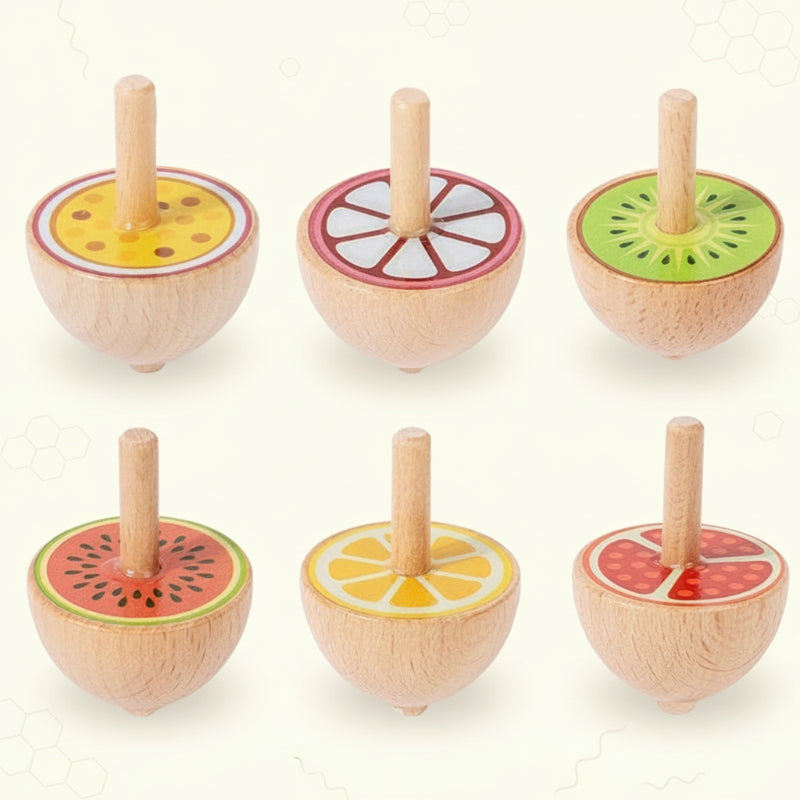 ColorSpin – Drewniane i zabawne – drewniana bączka Fidget