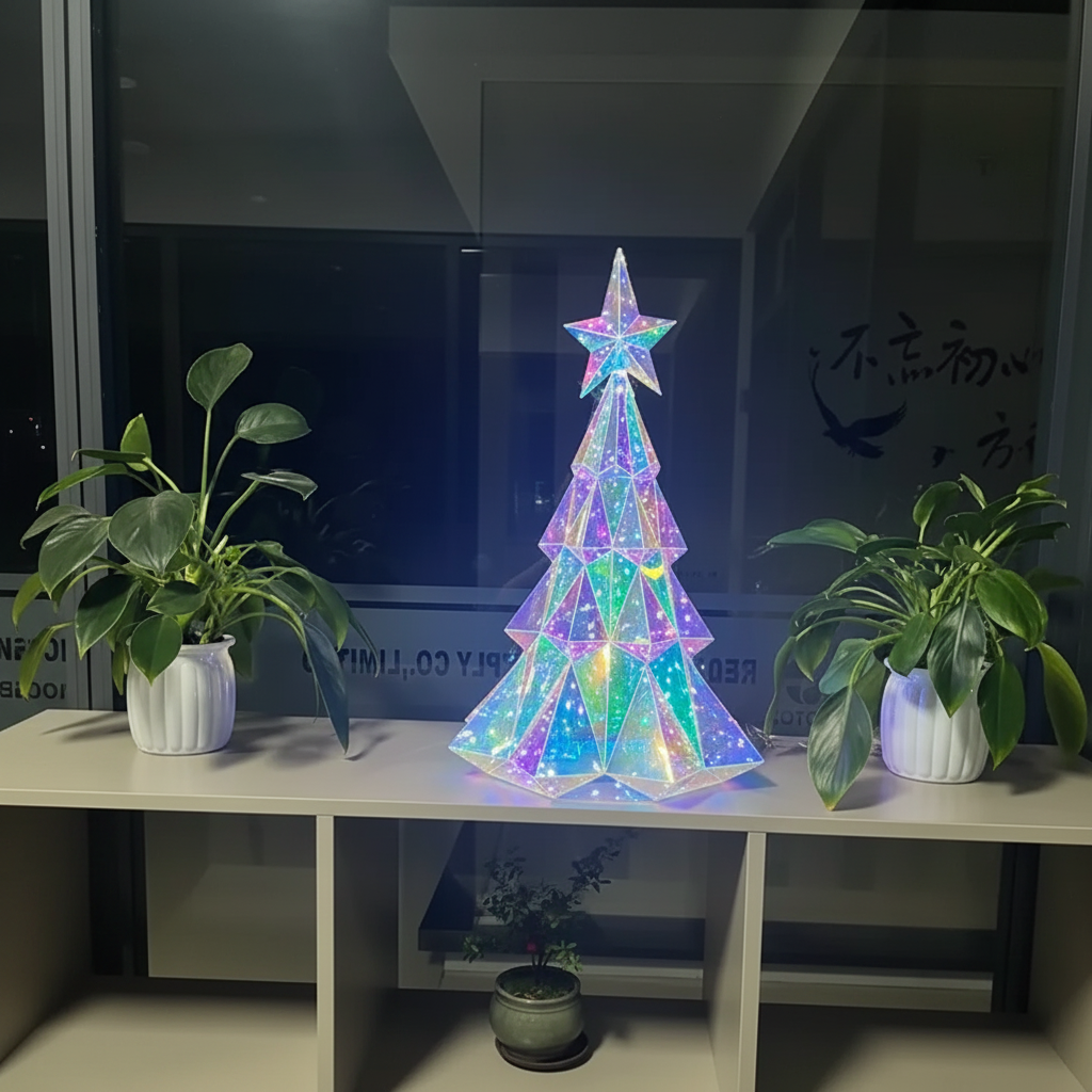 CrystalGlow – Świąteczna i nastrojowa – ozdobna choinka LED