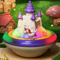 Thumbnail for SpalshCastle – Magiczny i interaktywny – zestaw do zabawy „Pływający zamek jednorożca”