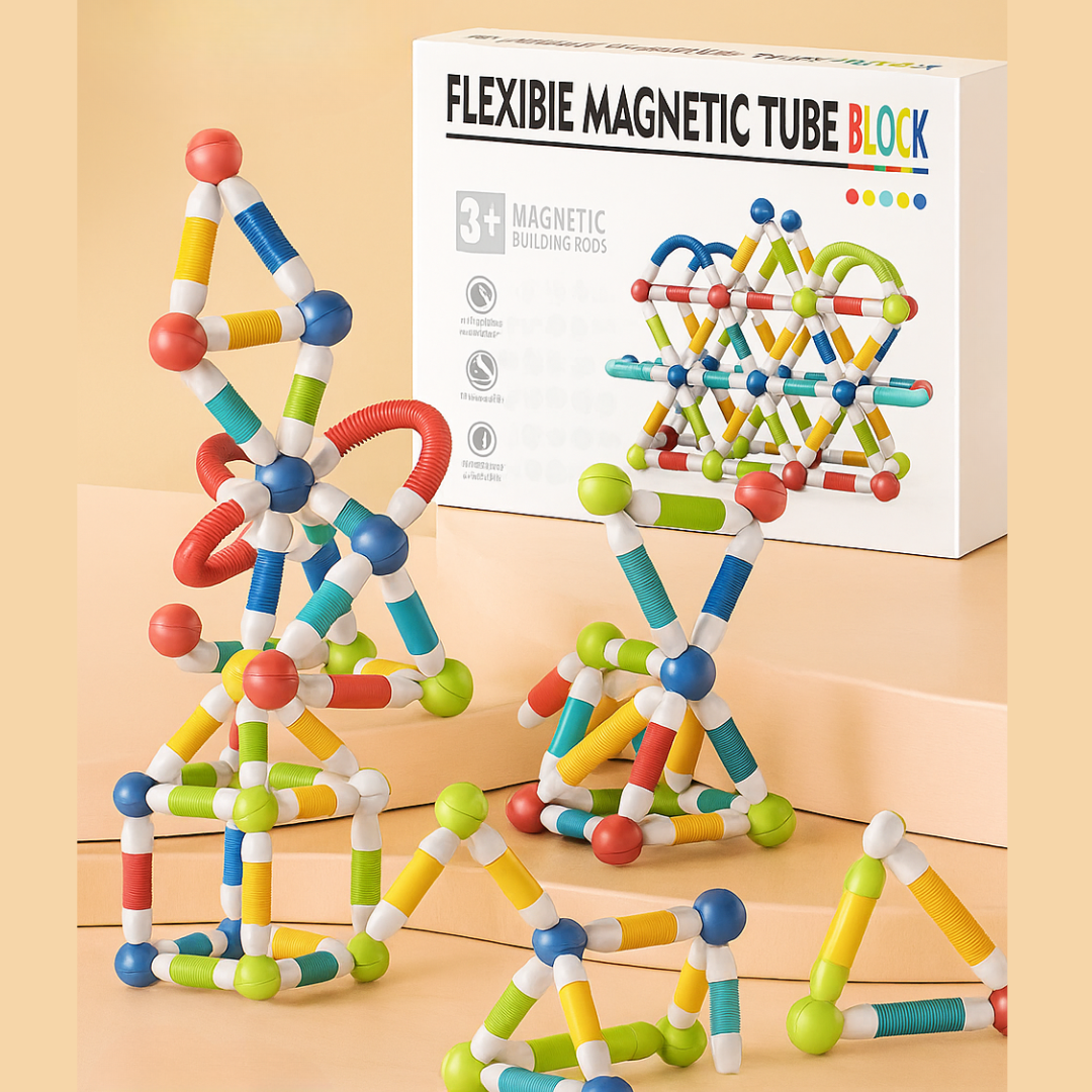 Magnetic Sticks - Niekończące się budowanie - elastyczne patyczki magnetyczne